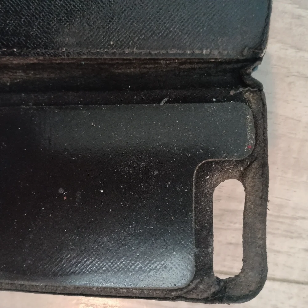 Louis Vuitton Black Monogram Phone Case Holder